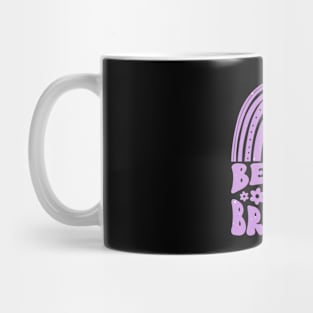 Ehlers-Danlos Syndrome Awareness Ribbon: Bendy Not Broken Purple Boho Rainbow Mug